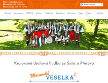 Tablet Screenshot of moravskaveselka.cz